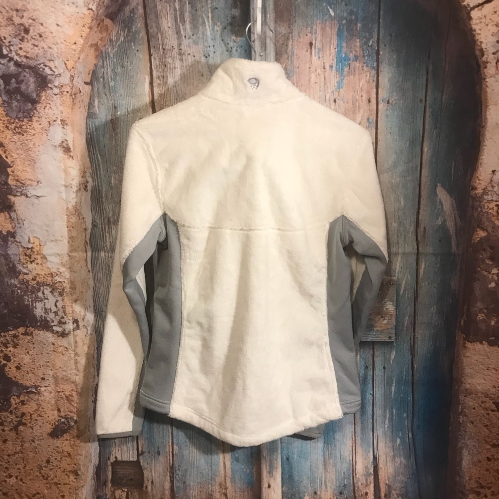 $125 Mountain Hardware coat jacket white fleece - Picture 7 of 8